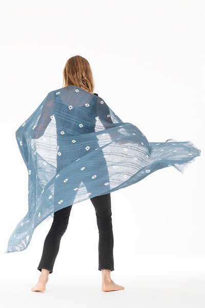 LINEN EL MELHFA ALL OVER DOTS SHAWL