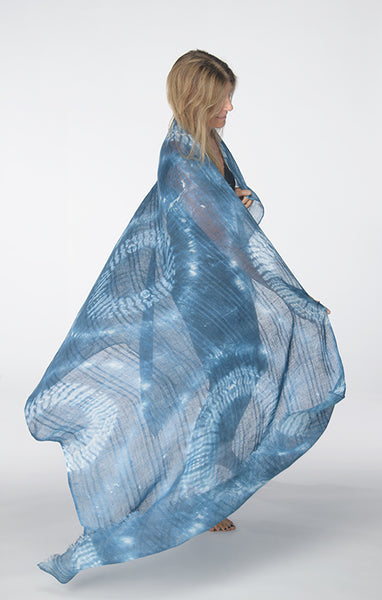 LINEN EL MELFHA SUNFLOWER SHAWL
