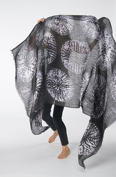 LINEN UNI SHAWL